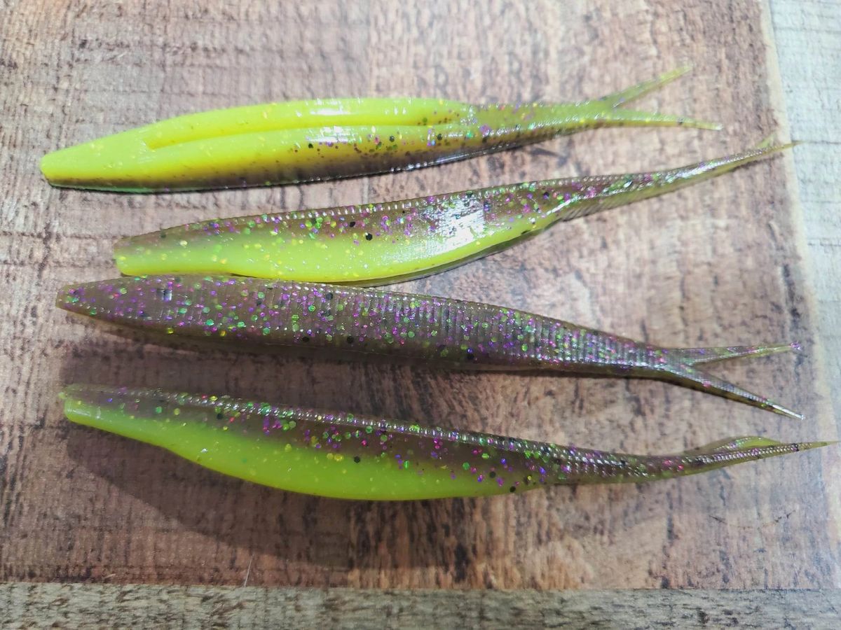 5" Fluke / Soft Plastic Jerk Bait (DUAL COLORS)!!!